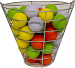 JEF World of Golf 24 Foam Practice Balls in Metal Range Bucket
