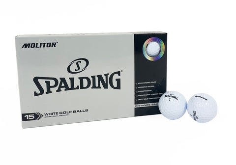 Spalding Molitor Golf Balls - White (15 Pack)