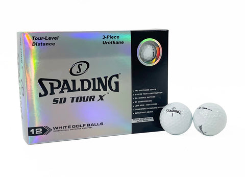Spalding SD Tour X Tour Level Distance Golf Balls  (12 Pack)