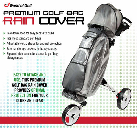 golf bag rain protection JEF World of Golf Golf Bag Rain Cover – Golf Gifts & Gallery Inc