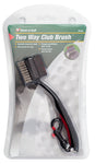 JEF World of Golf Two Way Club Brush - 2 pack