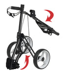 JEF World of Golf 3-Wheeled Push Cart